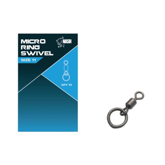 NASH MICRO RING SWIVEL size 11 / 10szt.